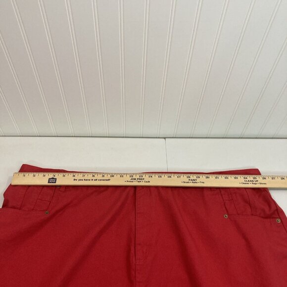 Bridge Water Studio Women 32W Red Skirt Back Kick Opening - Picture 6 of 9